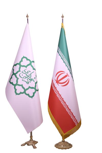 پرچم ایران تشریفات لمینت